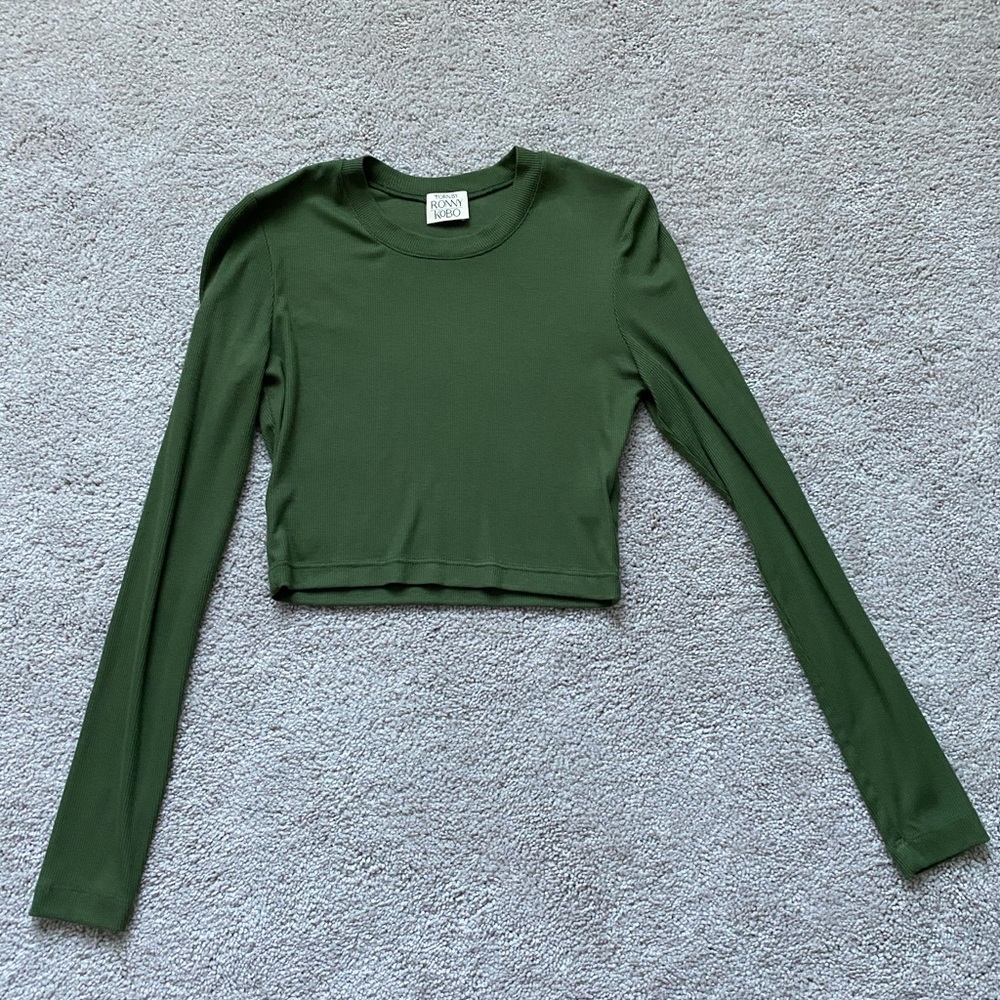Torn by Ronny Kobo Long Sleeve Crop